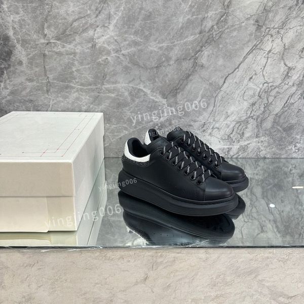 

2023designer brand mens womensneakers womens casual shoes platform loafers trainers black leather shoes chunky round head sneaker