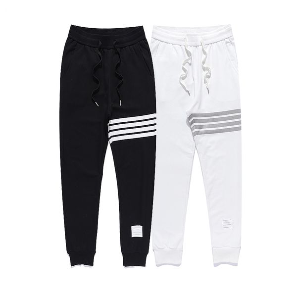 

fashion mens designer pants ess men women solid color pant trousers hip hop motion pants for male casual joggers size asian size m-2xl, Black