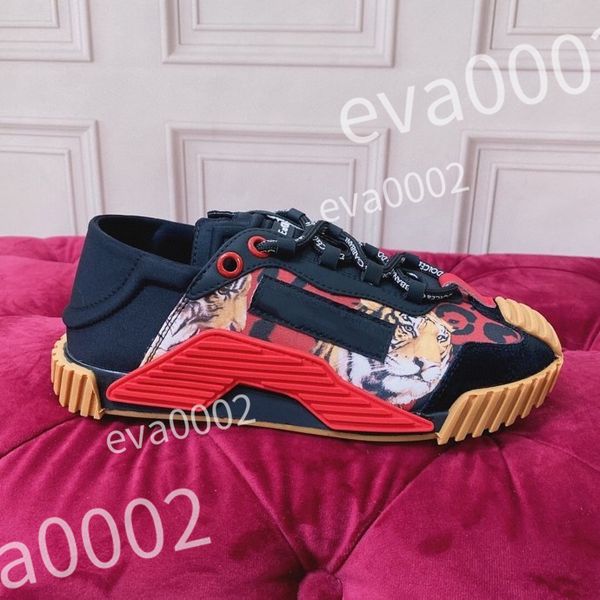 

2023 new women sneakers travel shoes leather lace-up sneaker cowhide fashion lady flat designer trainers woman shoe men sneakers, Black