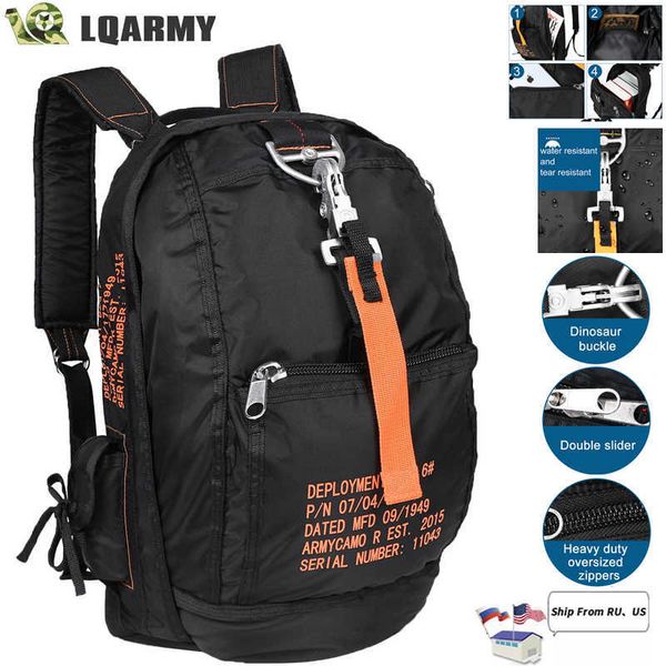 

air force parachute buckles rucksacks nylon tactical backpack deployment bag military molle bug out duffle bag 230412