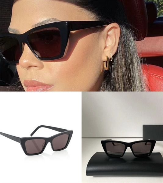 

fashion designer sunglasses for women summer 276 style anti-uv 400vintage cat eye board full frame glasses random box, White;black
