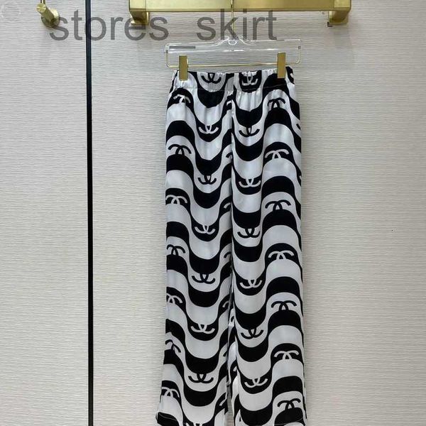 

women's pants & capris designer pants loose and comfortable wide legs back printing spiral simple outdoor leisure simples breathable an, Black;white