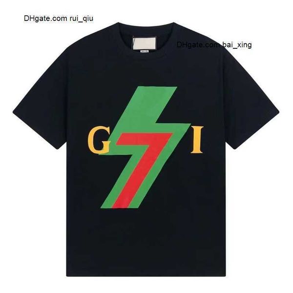 

designer t-shirts men's tees summer pure cotton breathable round neck short sleeved men clothing outdoor casual letter printed t-shirt, White;black