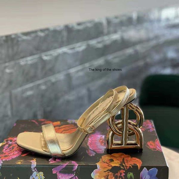 

luxury fashion designers sandal square toe slingback sandals narrow band gladiator slides women high party dress shoes, Black