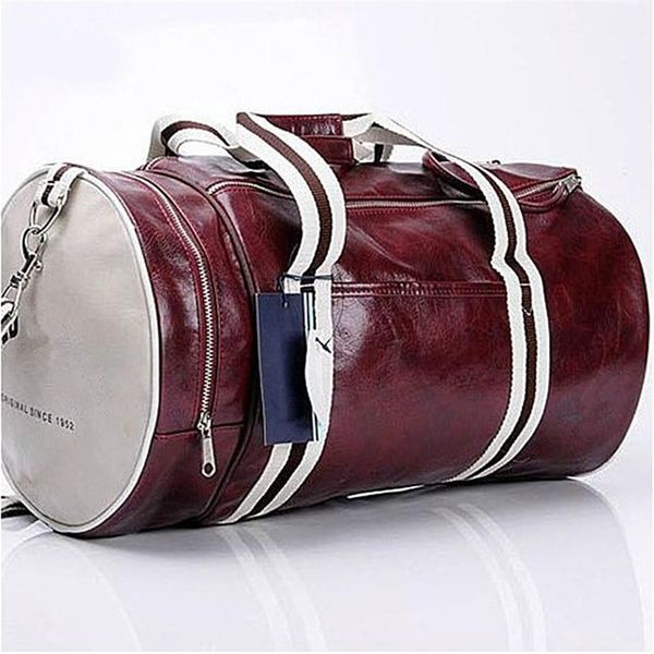 

designer-special offer shoulderbag outdoor sport bags packs high-quality pu soft leatherr gym bag men luggage & travel bag perry s296c