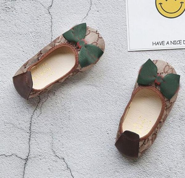 

kids sneakers girls soft bottom flat bow princess shoes children spring and summer baby girl dance shoe 21351429151, Black;red