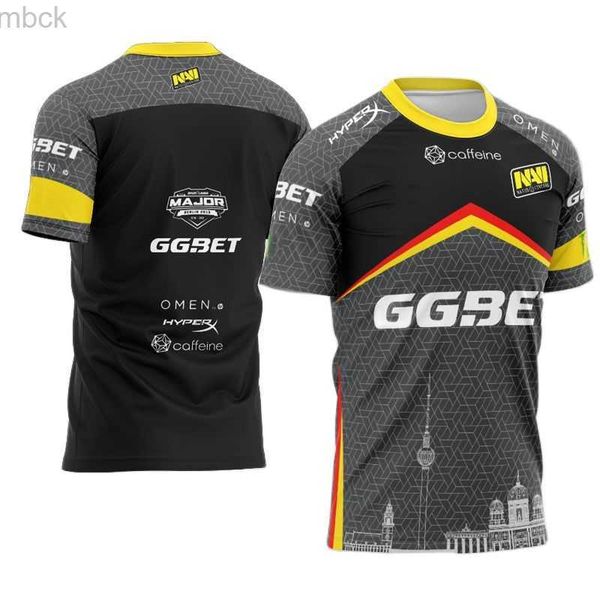 

men's t-shirts s1 mple fan men's and women's t-shirt navi 2023 prokit shirt natus vincere player team kit summer e-sports t-s, White;black