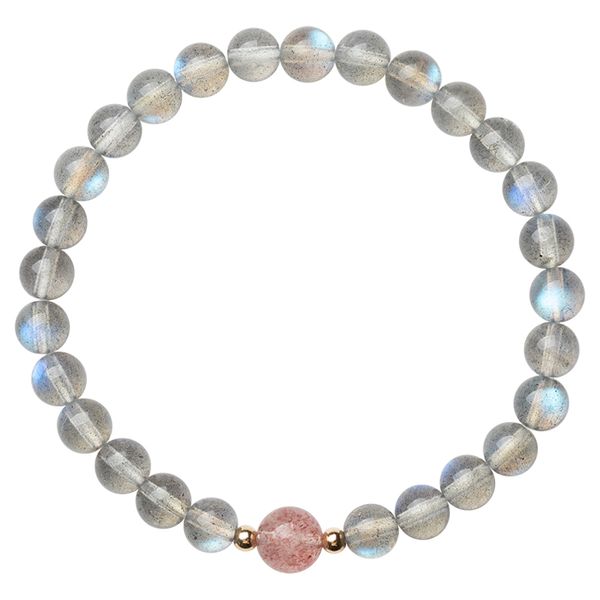 

original design 100% authentic natural gray moonstone 5-6mm bead bracelet adjustable string bangle women jewelry for lady ready stock dropsh, Black