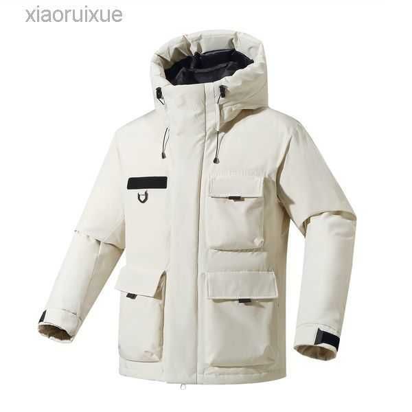 

famous luxury men goose down jackets winter coat outdoor ski comfortable and warm puffer jacket man clothing s-2xl with embroidery badge 1cm, Black