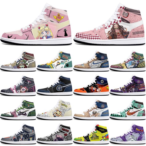 

New diy classics customized shoes sports basketball shoes 1s men women antiskid anime customized figure sneakers 0001QH7V
