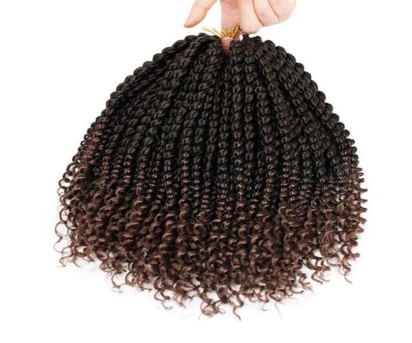 

water wave spring synthetic crochet braids tress hair with water weave curly in pre 18inch tress hair bulks6331998, Black