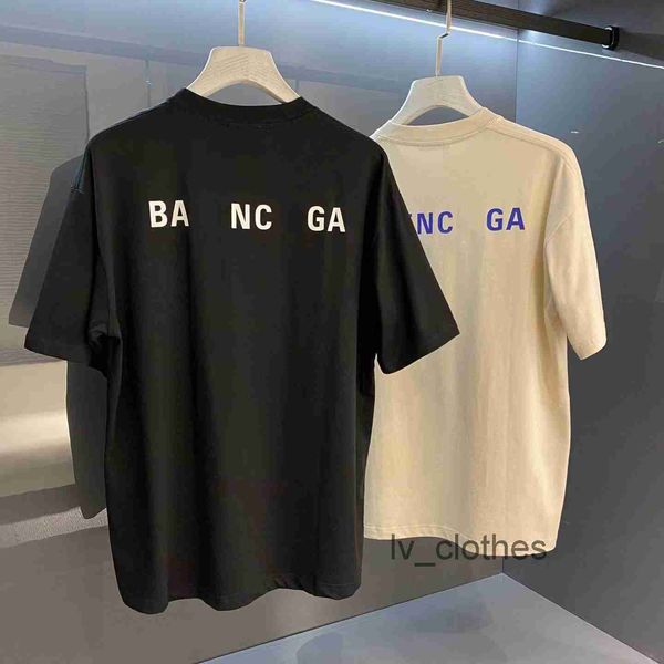 

france brands ins funny t shirts paris b letter print graphic black rice white cotton round neck france designer classics couple men womans, White;black