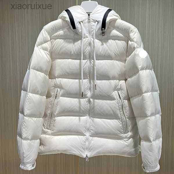 

cardere designer mens down jacket french hooded letters classic embroidery badge womens winter warm puffer s 1pjx5, Black
