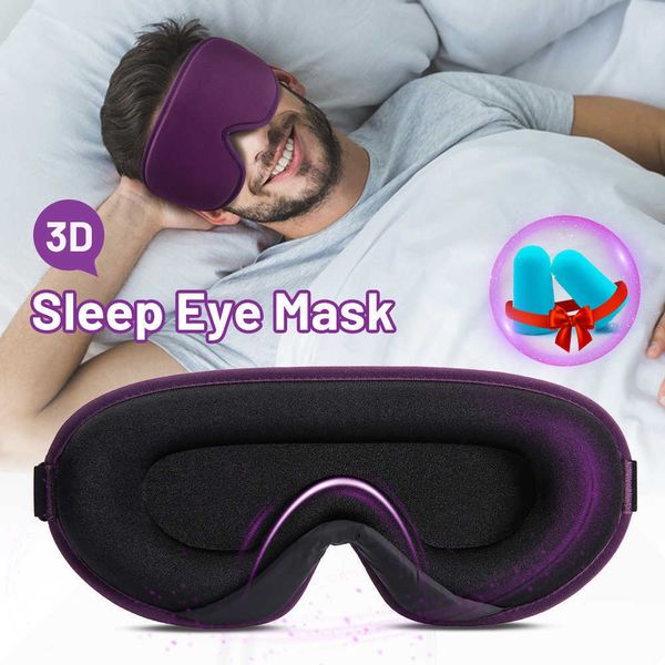

sleep masks 3d memory foam silk sleep mask softwomen men eye patches comfort three dimensional design face mask eyeshade night breathable p2