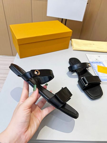 

women designer luxury summer woody sandals for mules flat slides light tan beige white black pink lace lettering fabric canvas slippers wome