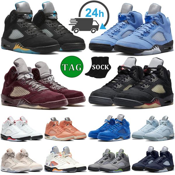 

jumpman 5 retros aqua basketball shoes jump man 5s retos unc university blue bird alternate bel-airs white sail burgundy green bean bluebird