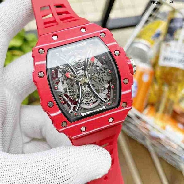 

designer watches richads milles mobile mens mechanical richads the same automatic hollow miller black technology frj, Slivery;golden