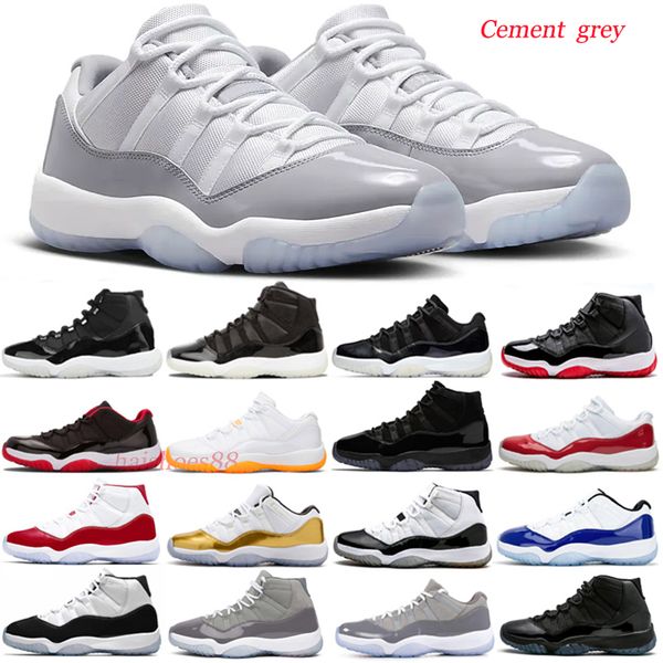 

with box jumpman 11 basketball shoes yellow snakeskin women mens trainers low cement grey cherry midnight navy sneakers