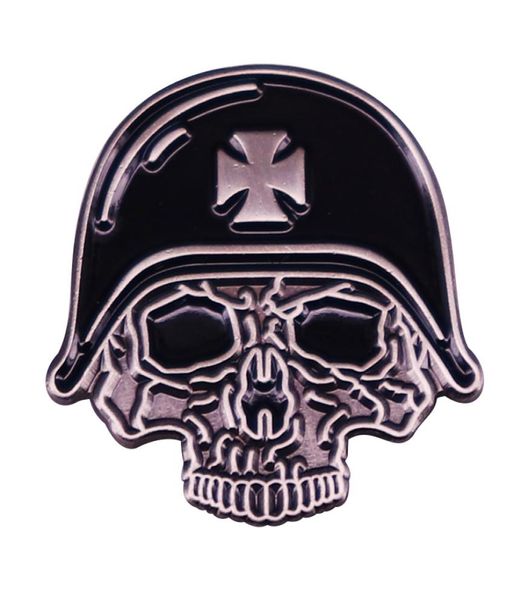 

skull badge pins military jewelry horror brooch badges holloween brooch9932817, Blue