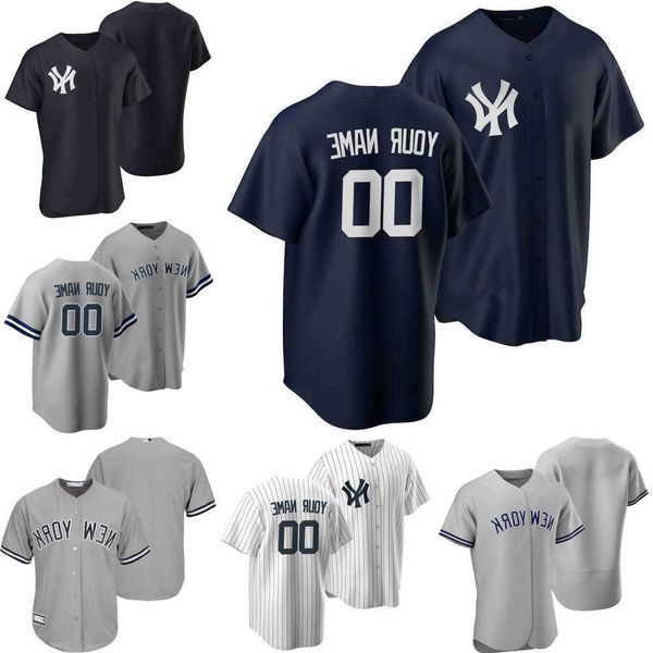 

2022 baseball jerseys custom jersey mens women youth new''york''yankees''27 giancarlo stanton 25 gleyber torre, Blue;black