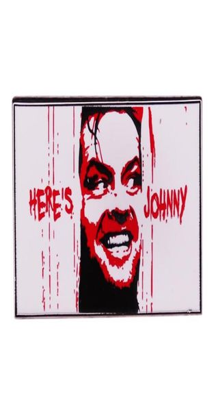

heres johny enamel pin halloween horror movie badge brooch jewelry2461017, Blue