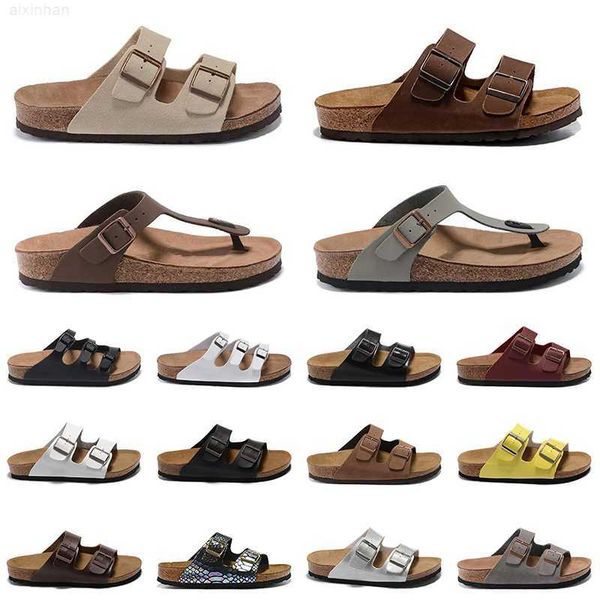 

men women birkens outdoor shoes designer sandals slipper leathe mens slides slippers black white sandal