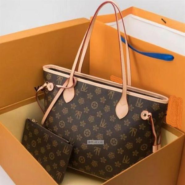

4 colors lattice 2pcs set totes evening bags women handbag ladies bagslady clutch purse retro shoulder bags 68250k