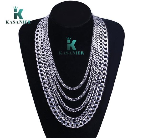 

factory curb cuban mens necklace chain 925 silver necklaces for men woman fashion jewelry 46810mm feast and party costume4659267