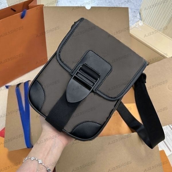 

district pm men handbag bags s lock embossed monograms double button messenger shoulder bag n41028 designers luxurys mini cross body