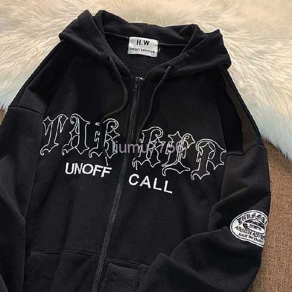 

men sweatshirts men's emo hoodies hoodie skeleton streetwear long sleeve anime zip up letter oversized homme harajuku clothing nkm7, Black