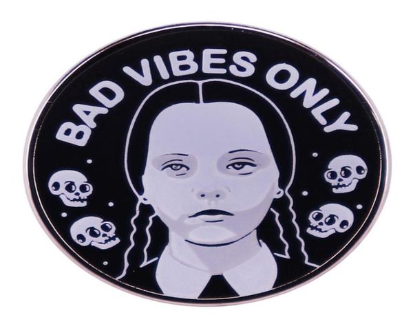 

badvibesonly wednesday addams badge fantasy comedy enamel pin2885651, Blue