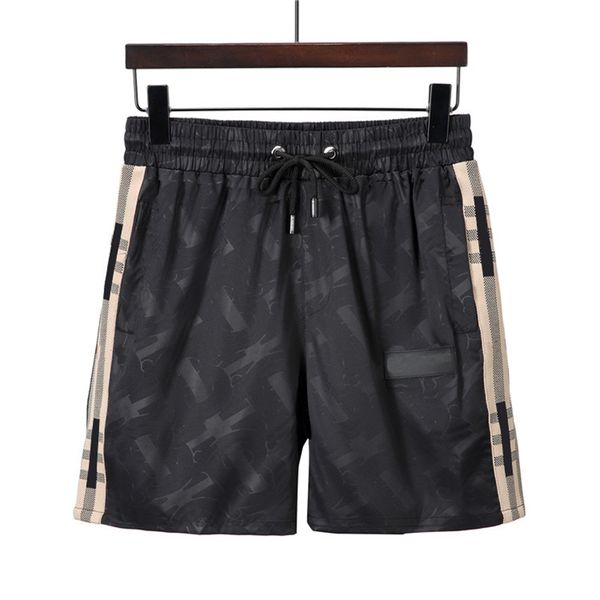 

designers shorts men brand printed breathable style running sport shorts for casual summer elastic quick-drying beach pants swimsuit, White;black