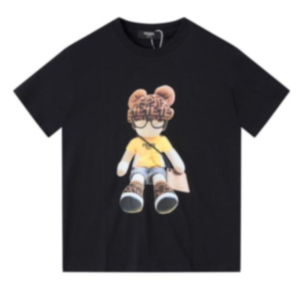 

mlg326 cartoon child classical white designer t shirt summer short sleeve men women tshirt tee mens clothes, White;black