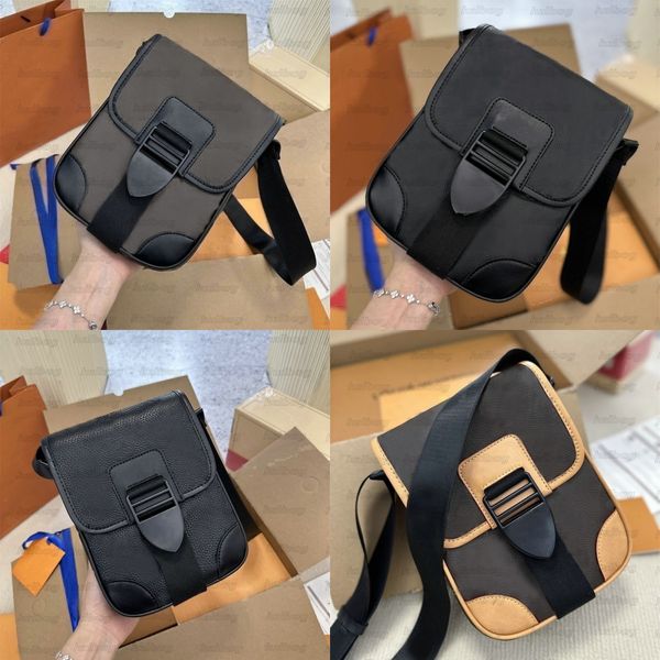 

s lock district pm men handbag bags embossed monograms double button messenger shoulder bag designers luxurys mini cross body n41028
