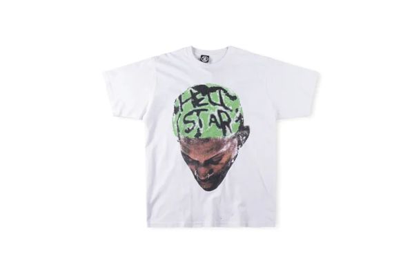 Hellstar Studios Earth Print Trendy hip-hop krótkie rękawy mężczyzna Kobiety T koszule unisex bawełniane topy mężczyźni vintage T-shirts Summer Loose Tee Rock Q2