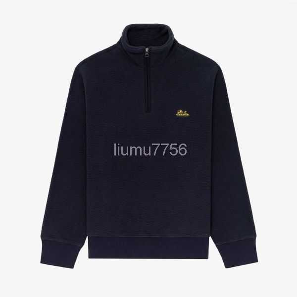 

unisphere men's ald hoodies aime fleece long-sleeve quarter zip pullover 19zb, Black