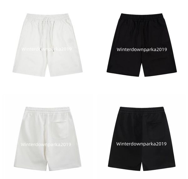 

designer mens shorts womens summer swim france luxury sports breathable beach frenulum black white sweat short cotton pants size xs, White;black
