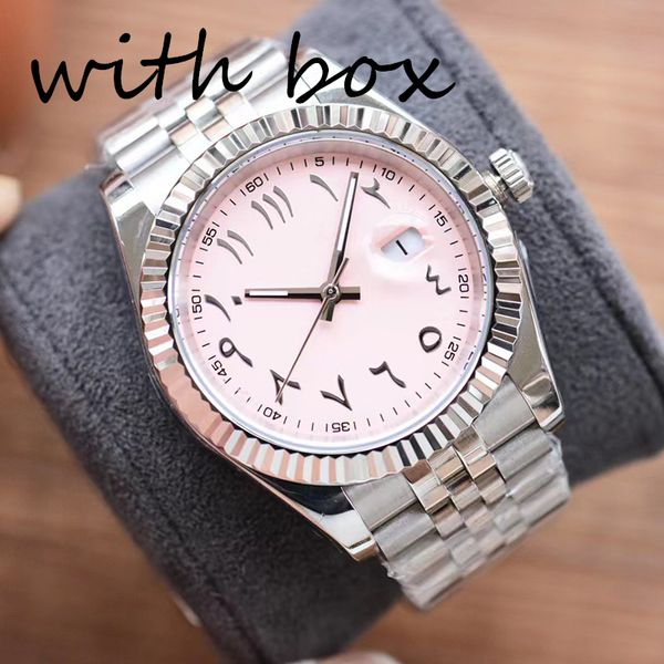 

Mens Automatic Mechanical Watches 904L 41mm Full Stainless Steel Arabic Numerals Sapphire Swim Designer Watch Montre de luxe, Chocolate