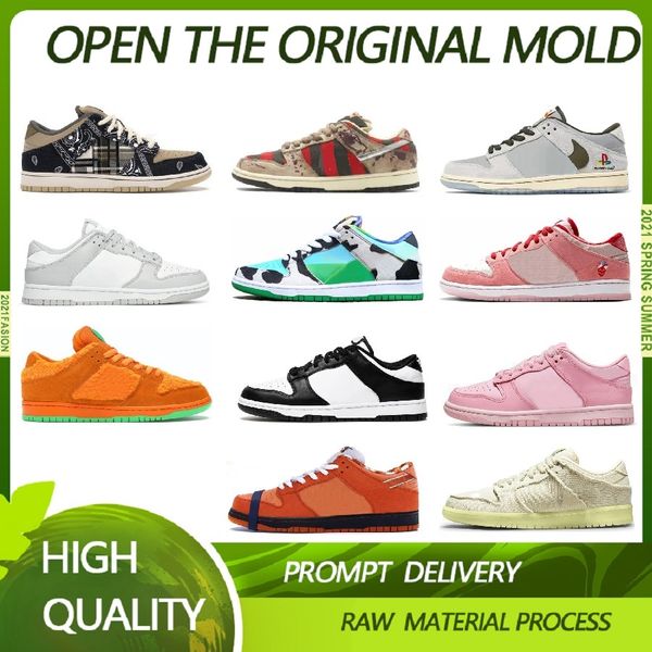 

sb dunks low running shoes of travis scotts mens freddy krueger women gym shoes phillies dunks with box kids panda sb dunks sneakers, Black