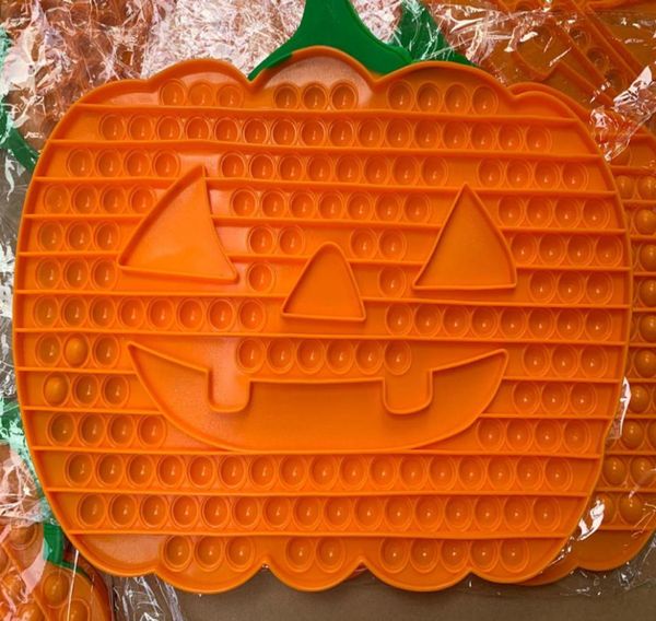 

halloween pumpkin shape pioneer fidget toys keychain push deskpuzzle sensory anti stress bubbles board decompression toy pande3212633