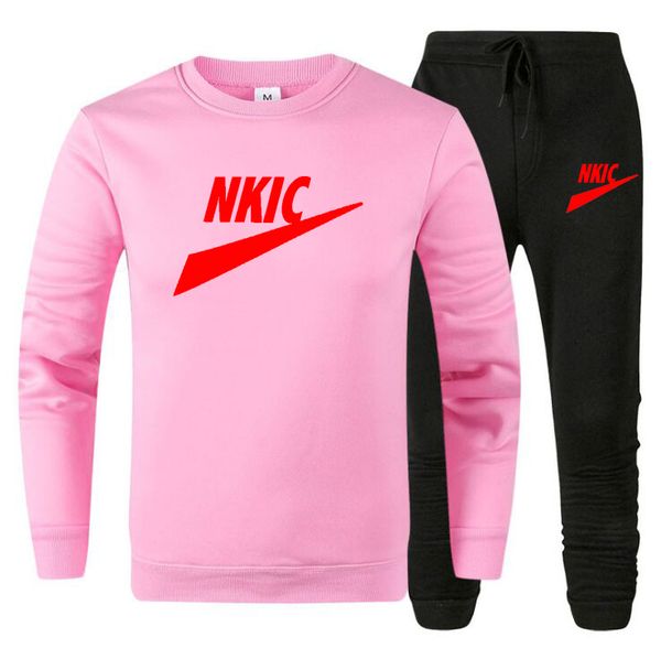 

men fashion sweatshirt tracksuits hoodies sets tracksuit 2 piece set outfits jogger brand suit male pullover winter streetwear clothes, Gray