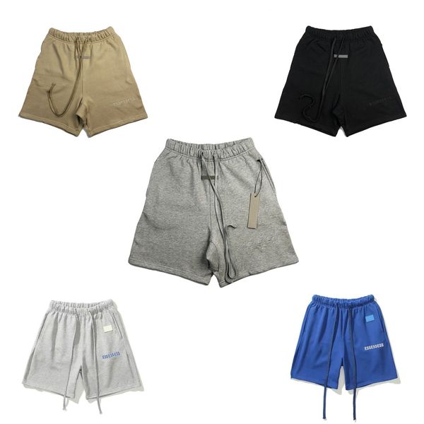 

mens designers shorts solid color letters track pant casual couples joggers street loose short for man beach pants womens hip hop streetwear, White;black