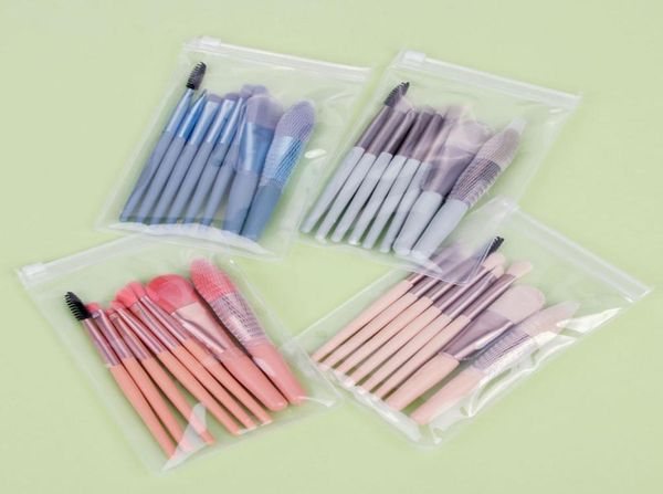 

8 pcs make up tool eye brush eyeshadow eyeliner nose smoky eyebrow comestic set makeup brush beauty tools9936813