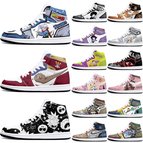 

New diy classics customized shoes sports basketball shoes 1s men women antiskid anime customized figure sneakers 0001R03J