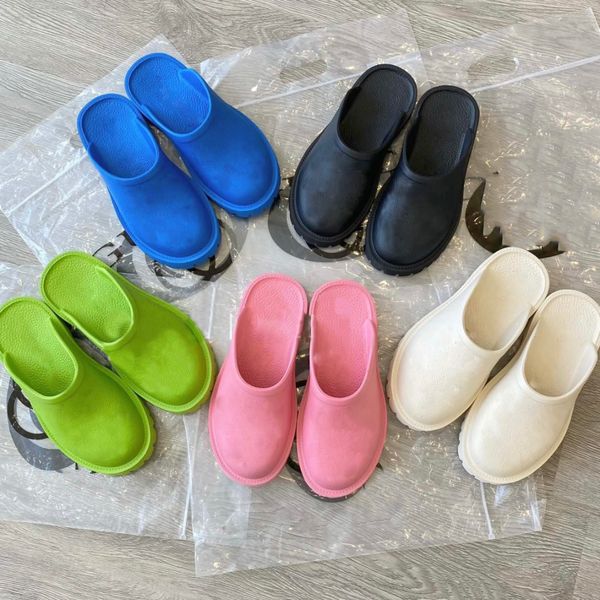

designer slippers women's fashion hole shoes comfortable anti slip slippers girls' thick sole sandals 34-42, Black