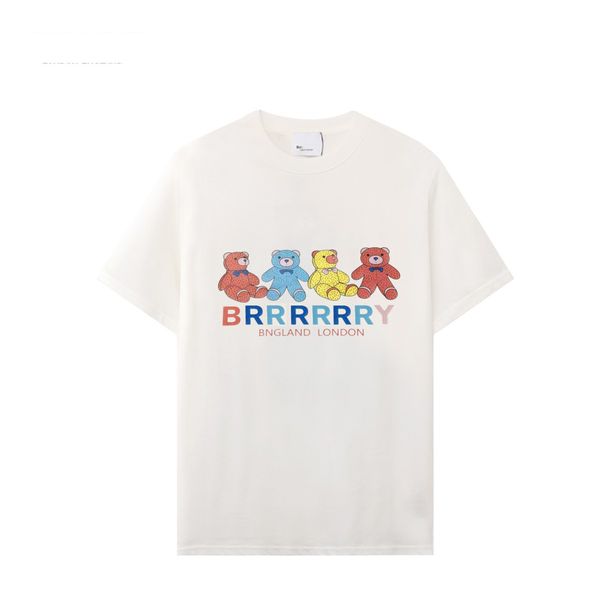 

fashion mens designer t shirt women designers tshirt tees apparel man s casual chest bur letter shirt clothing polos sleeve couple outfits, White;black