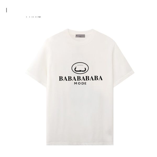 

men's t-shirts designer shirt fashion luxury short sleeve t-shirt round neck cotton letter classic short sleeve t-shirt couple models c, White;black