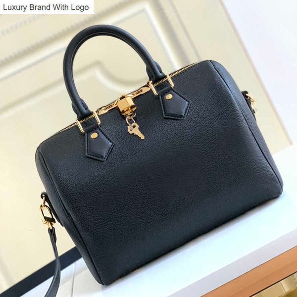 

bag handbags shoulder bags high imitation designer crossbody bag speedy bandouliere 25cm luxurys women handbag m58947 zl046 mr4b, Black