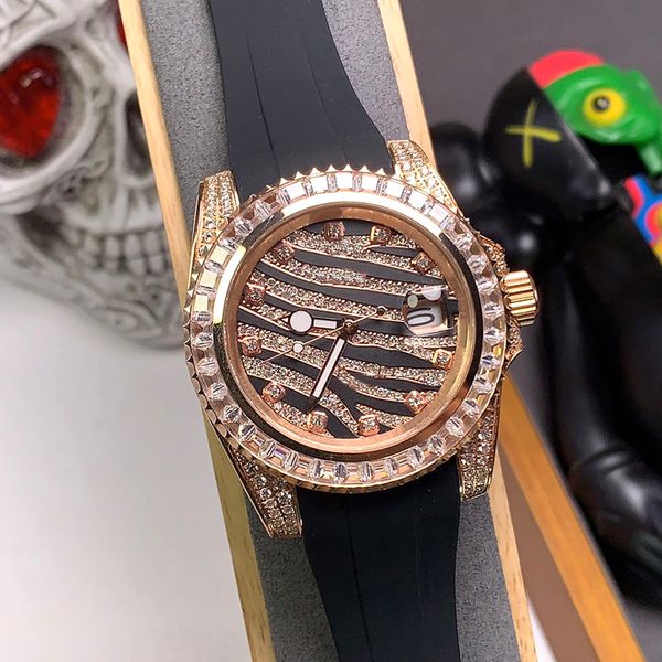 

designer watch automatic mechanical watches 40mm men wristwatch classic business wristwatches montre de luxe, Slivery;brown