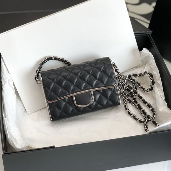 

designer bag evening bags luxury flap bags caviar crossbody bag 13cm level replication chain bag with box ch130